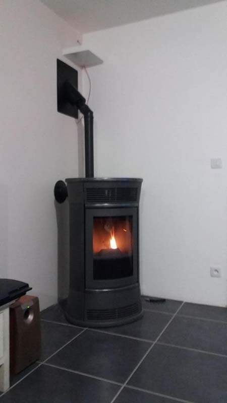 Système de chauffage à granulés près de Foix