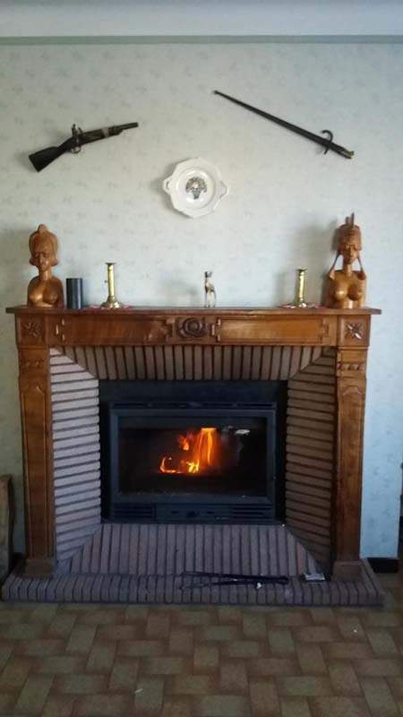 Chauffage à foyer fermé près de Foix